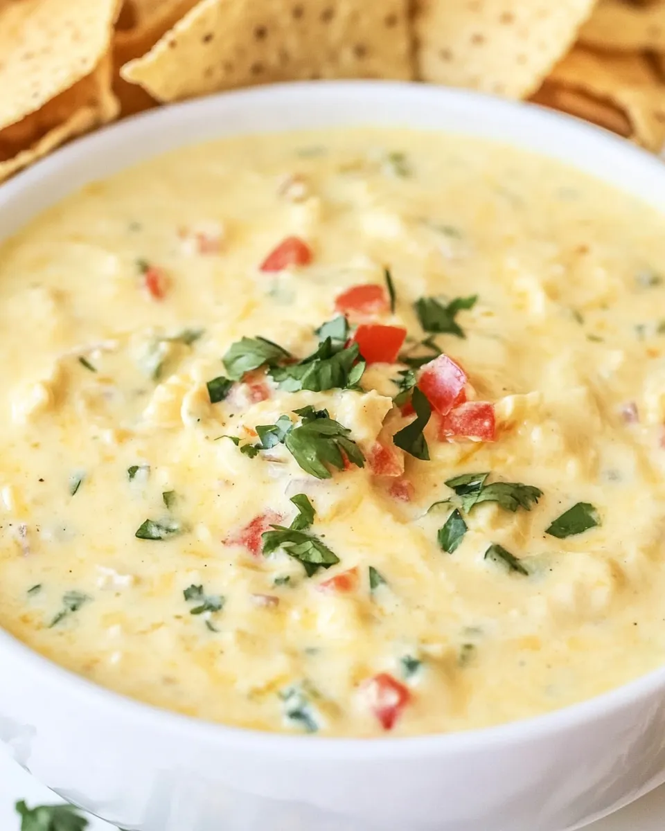 Delicious Queso Dip shot