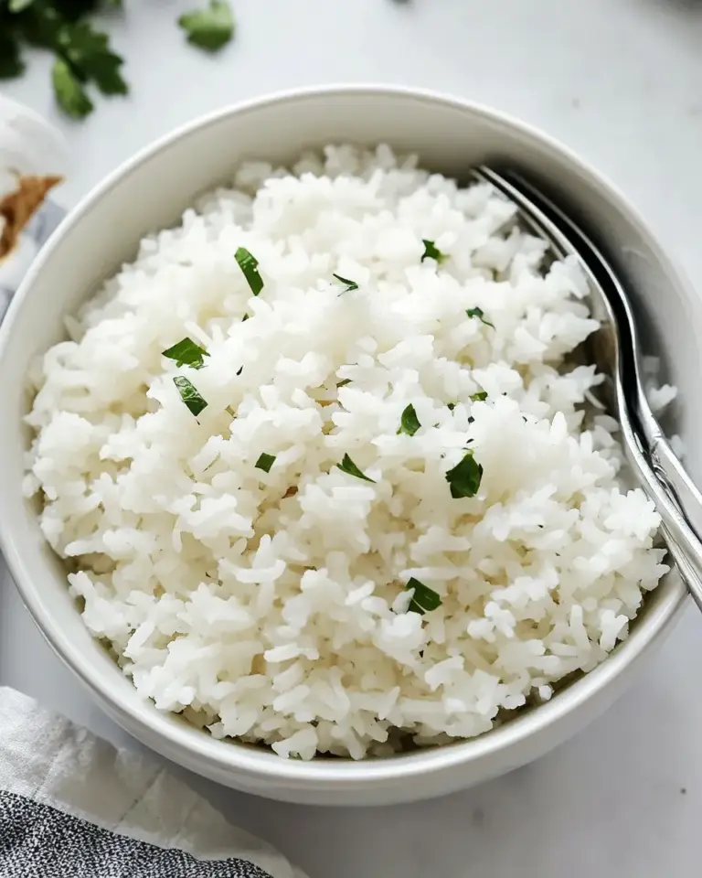 Homemade Quick and Easy Coconut Rice photo