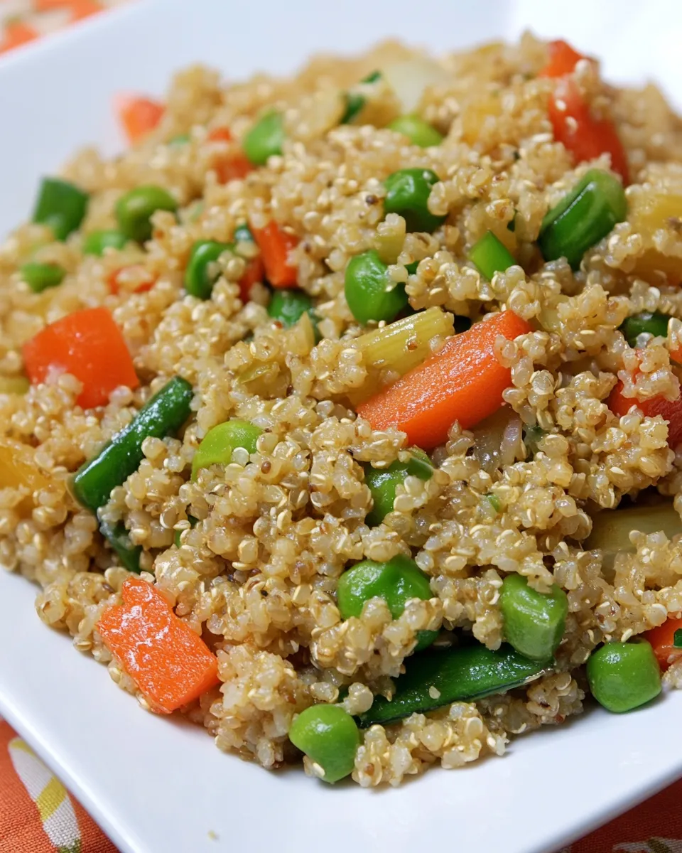 Homemade Quinoa and Vegetable Stir-Fry photo