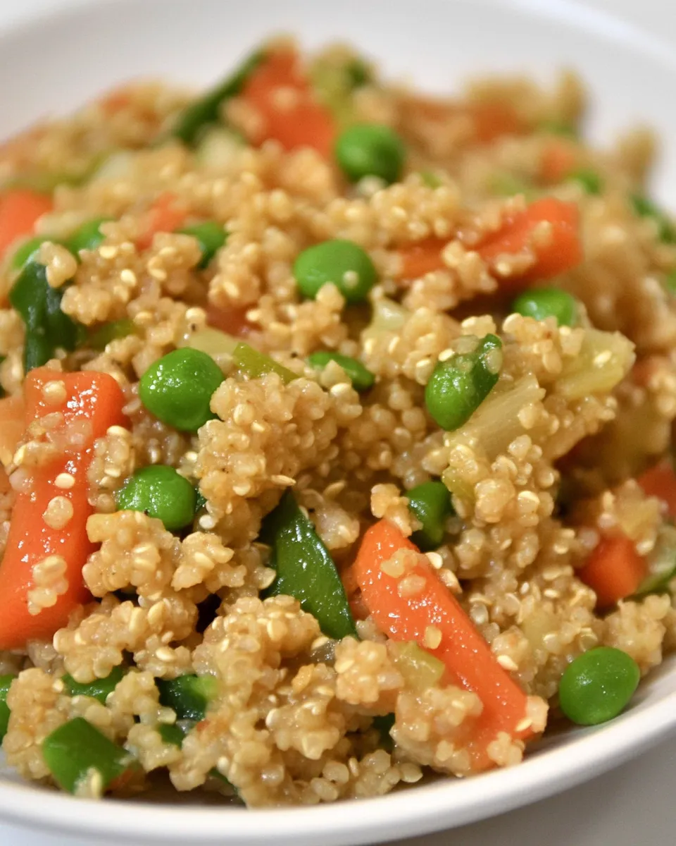 Tasty Quinoa and Vegetable Stir-Fry shot