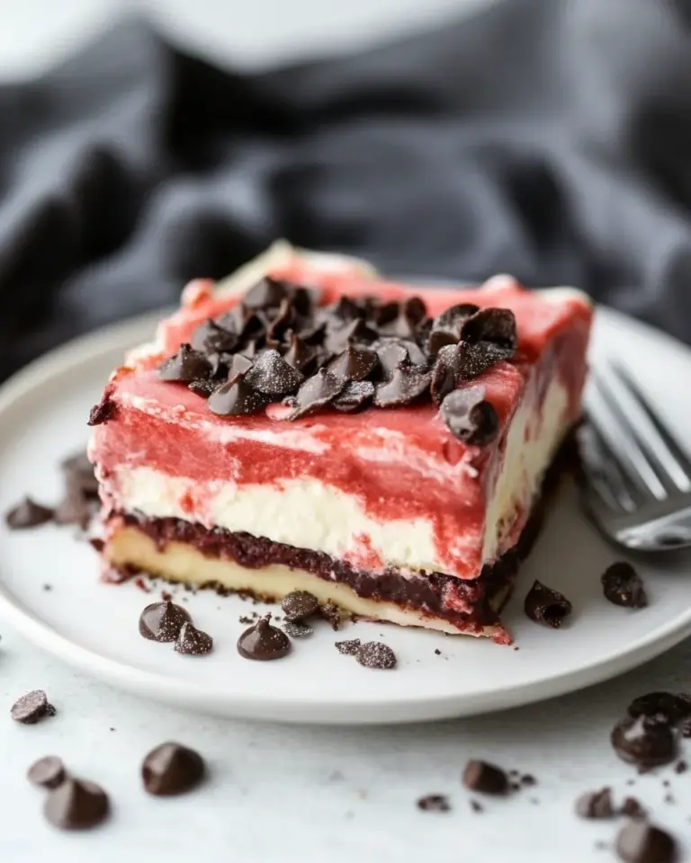 Homemade Red Velvet Cheesecake Dessert Lasagna photo