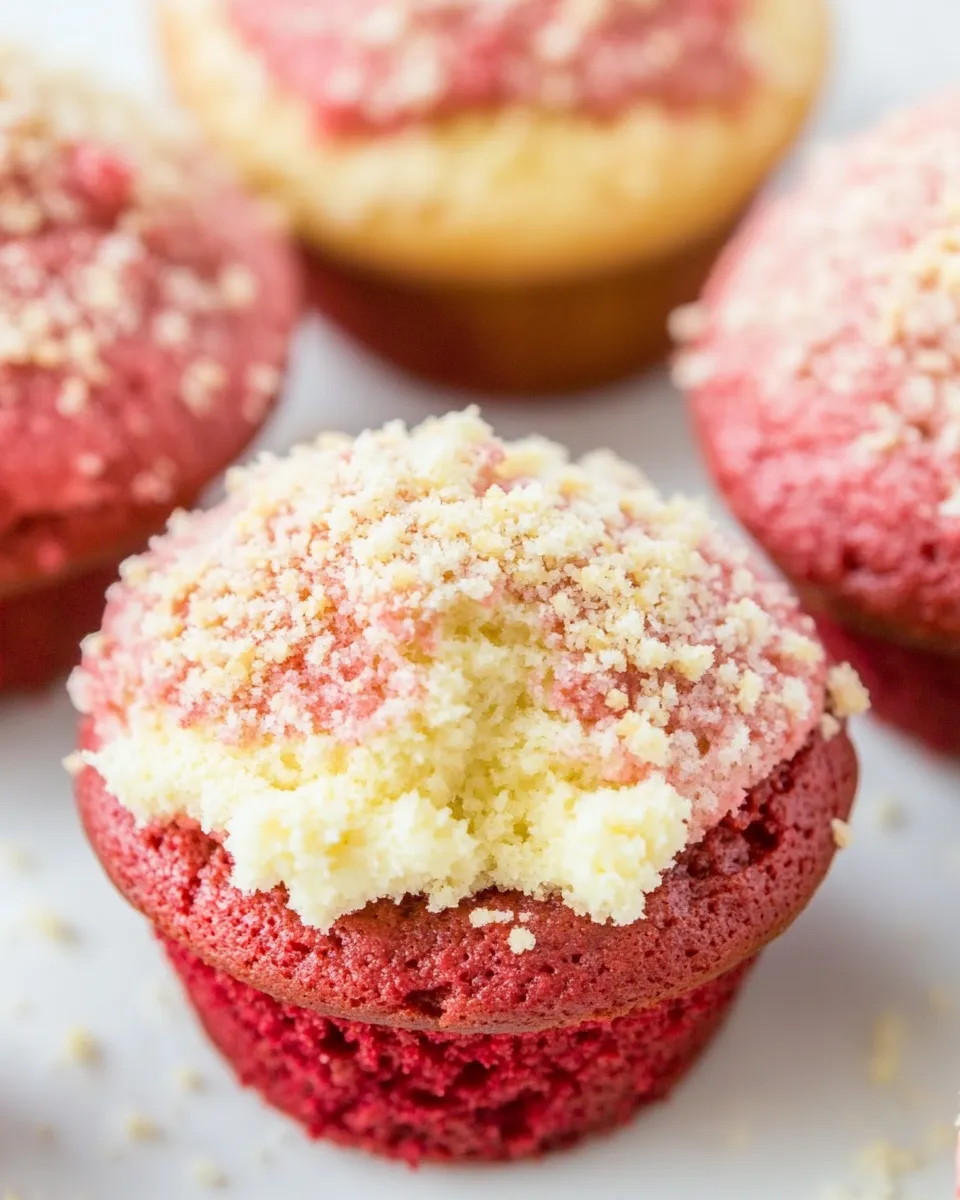 Classic Red Velvet Cream Cheese Muffins image