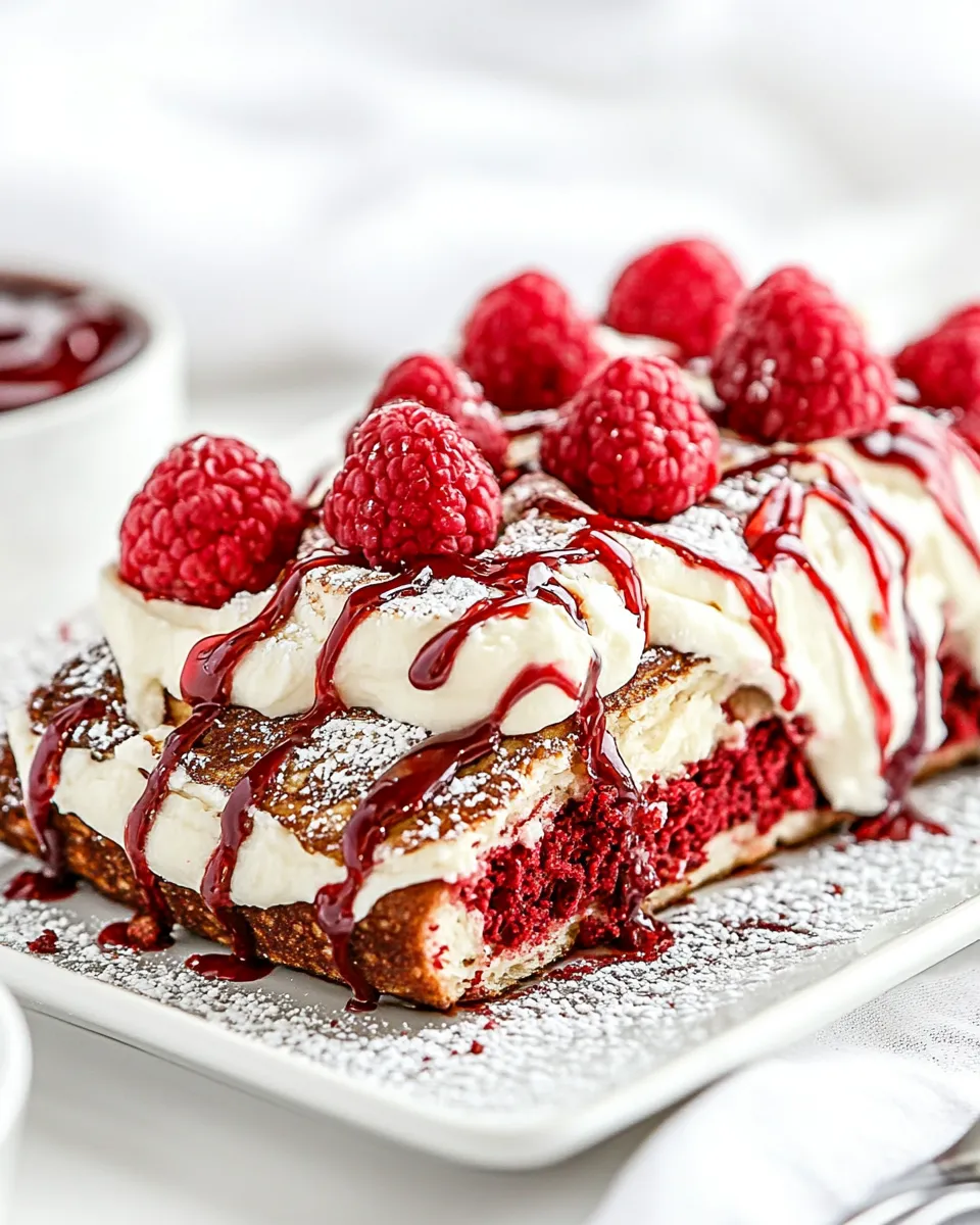 Easy Red Velvet French Toast recipe photo