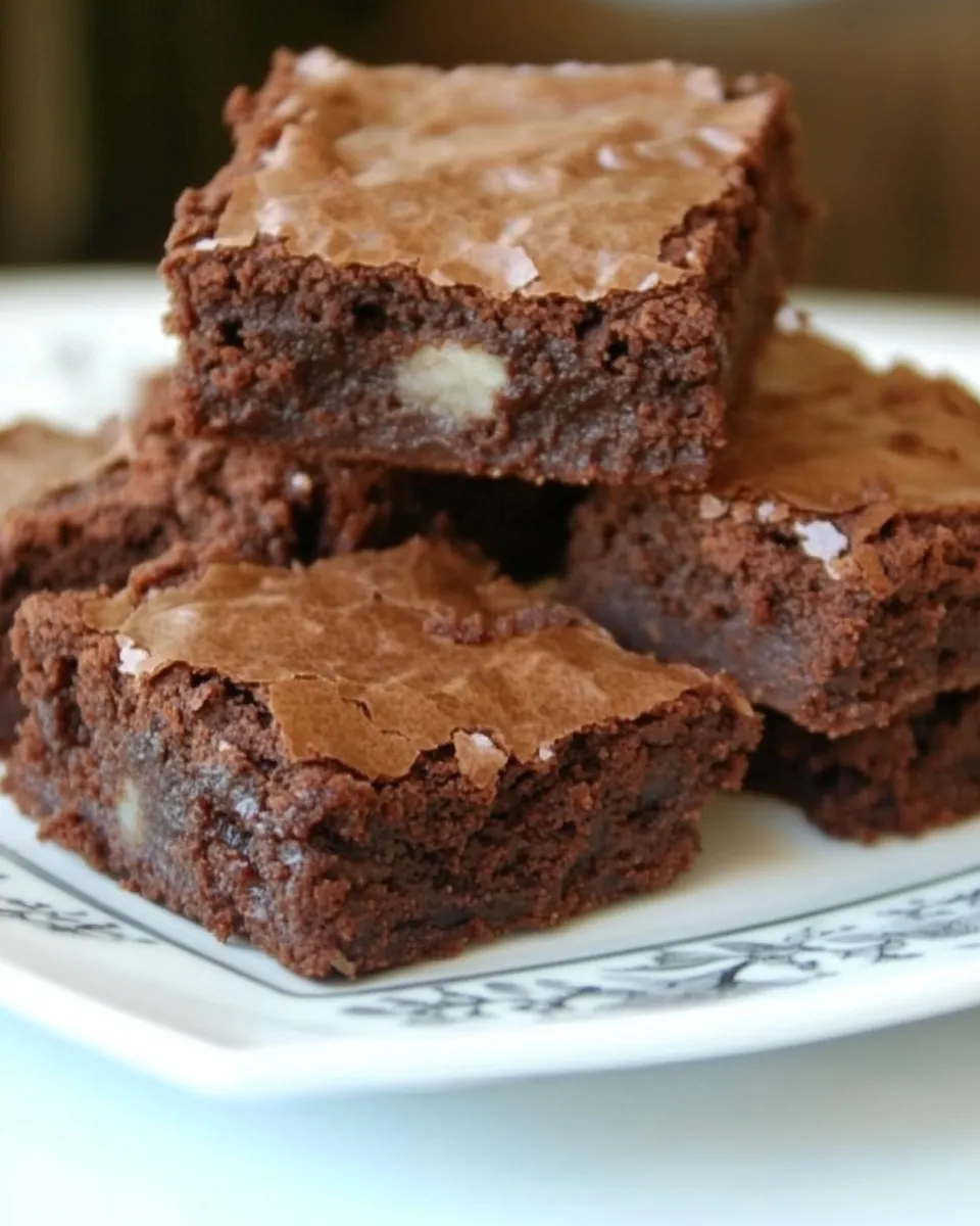 Classic Ridiculously Easy One-Bowl Brownies image
