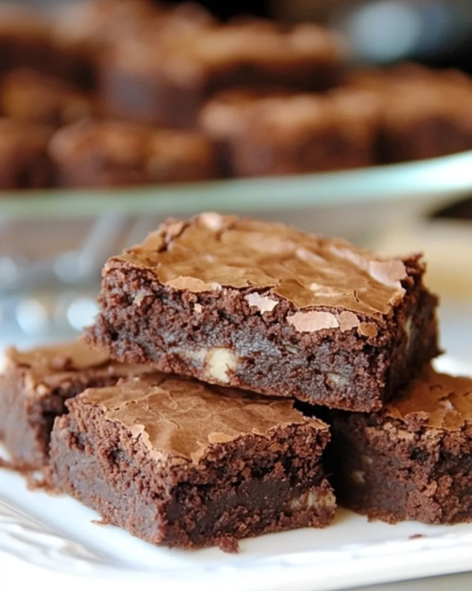 Quick Ridiculously Easy One-Bowl Brownies recipe photo