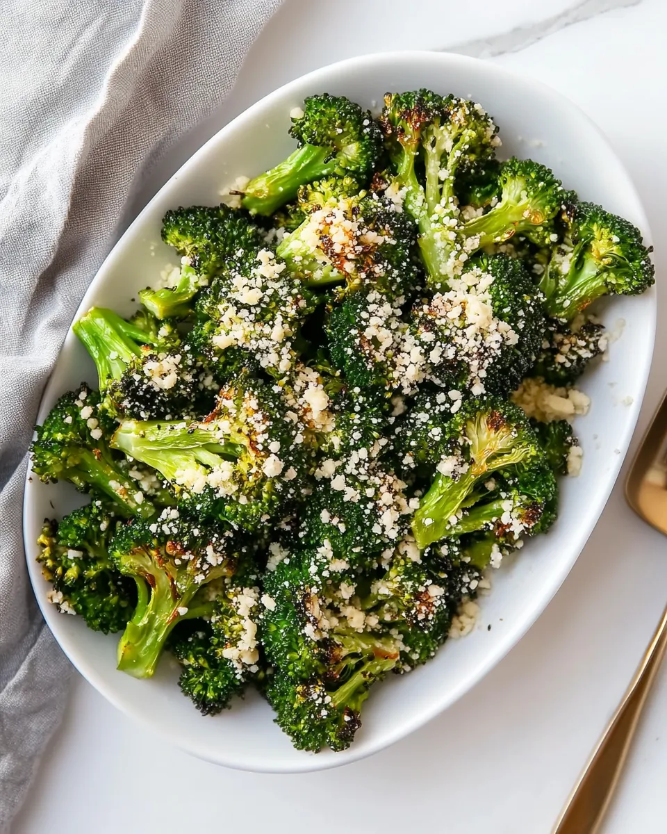 Delicious Roasted Broccoli with Asiago image
