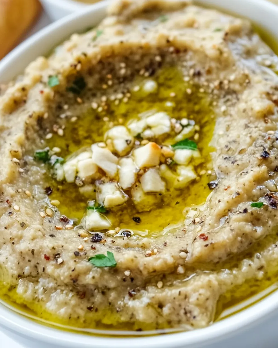 Homemade Roasted Eggplant Dip photo