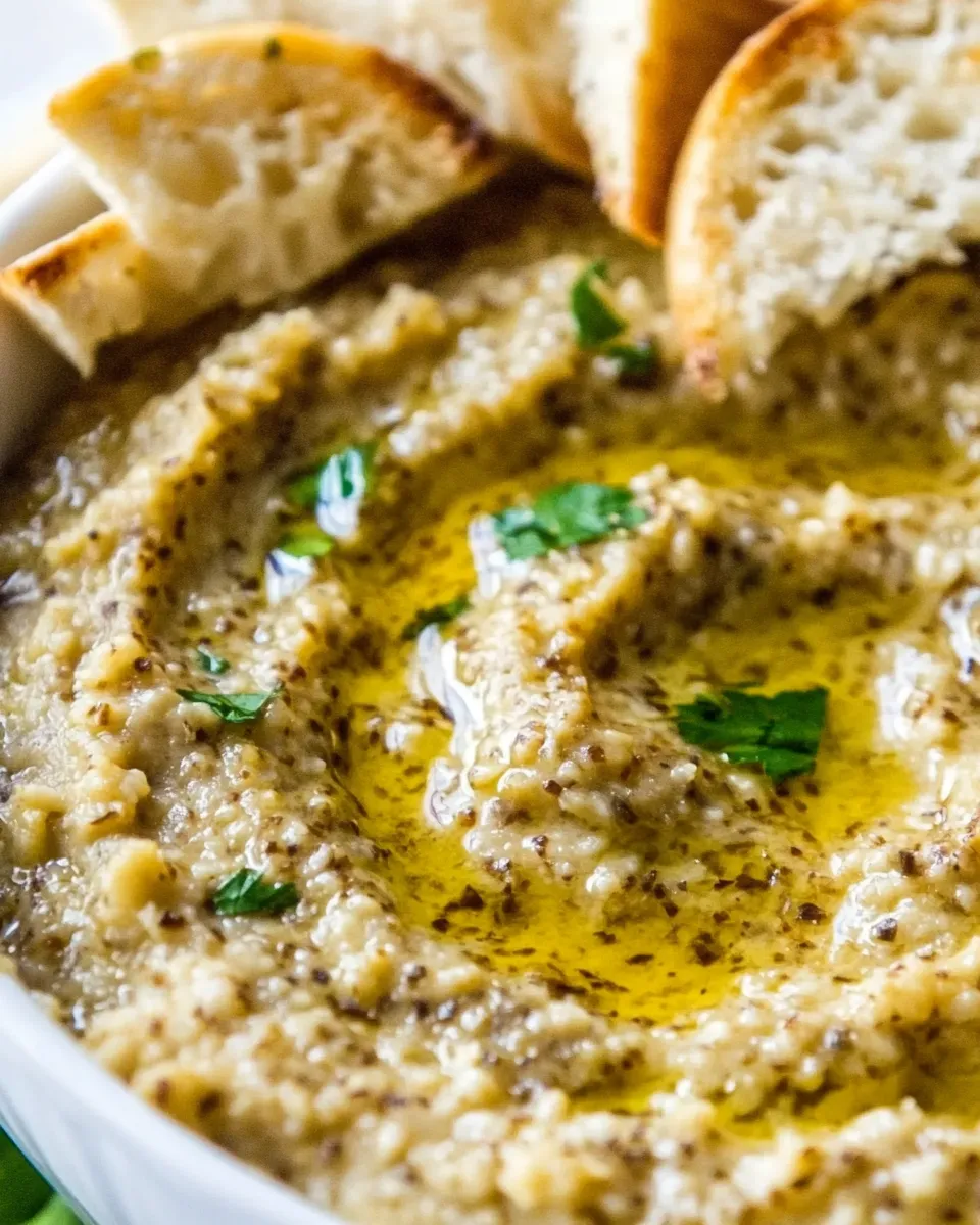 Easy Roasted Eggplant Dip recipe photo