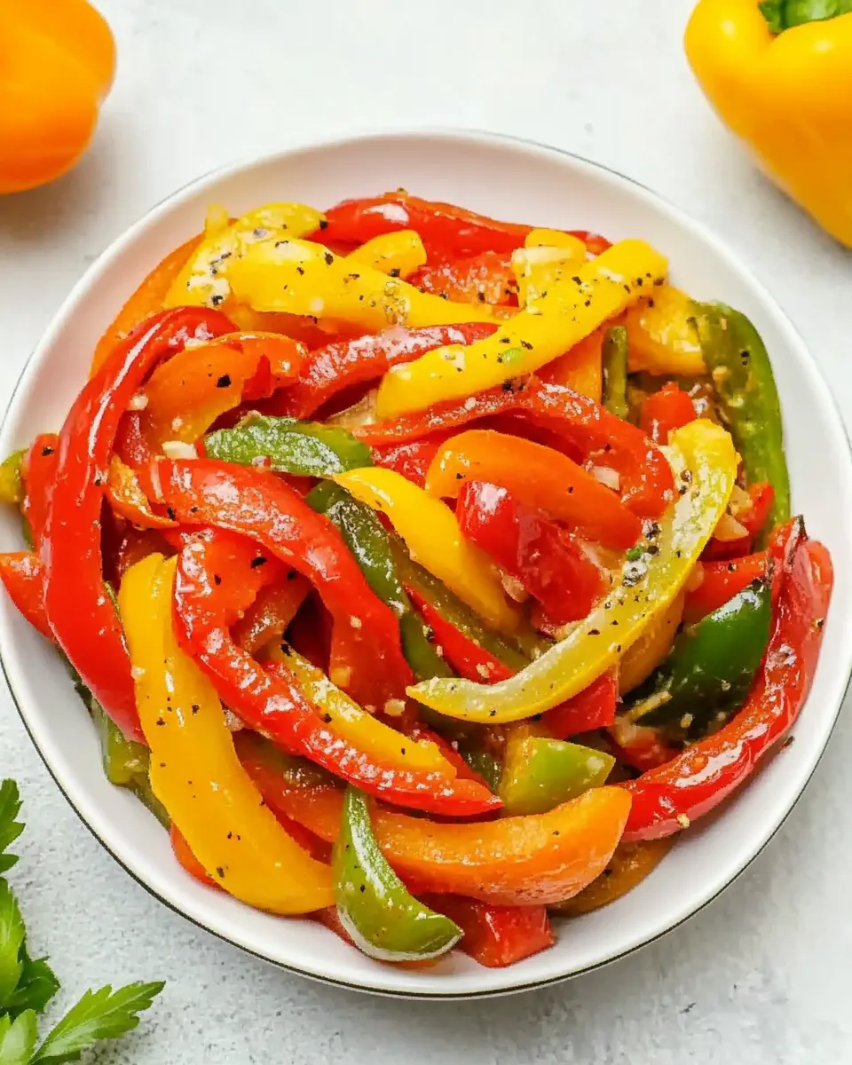 Fresh Roasted Pepper Salad recipe photo