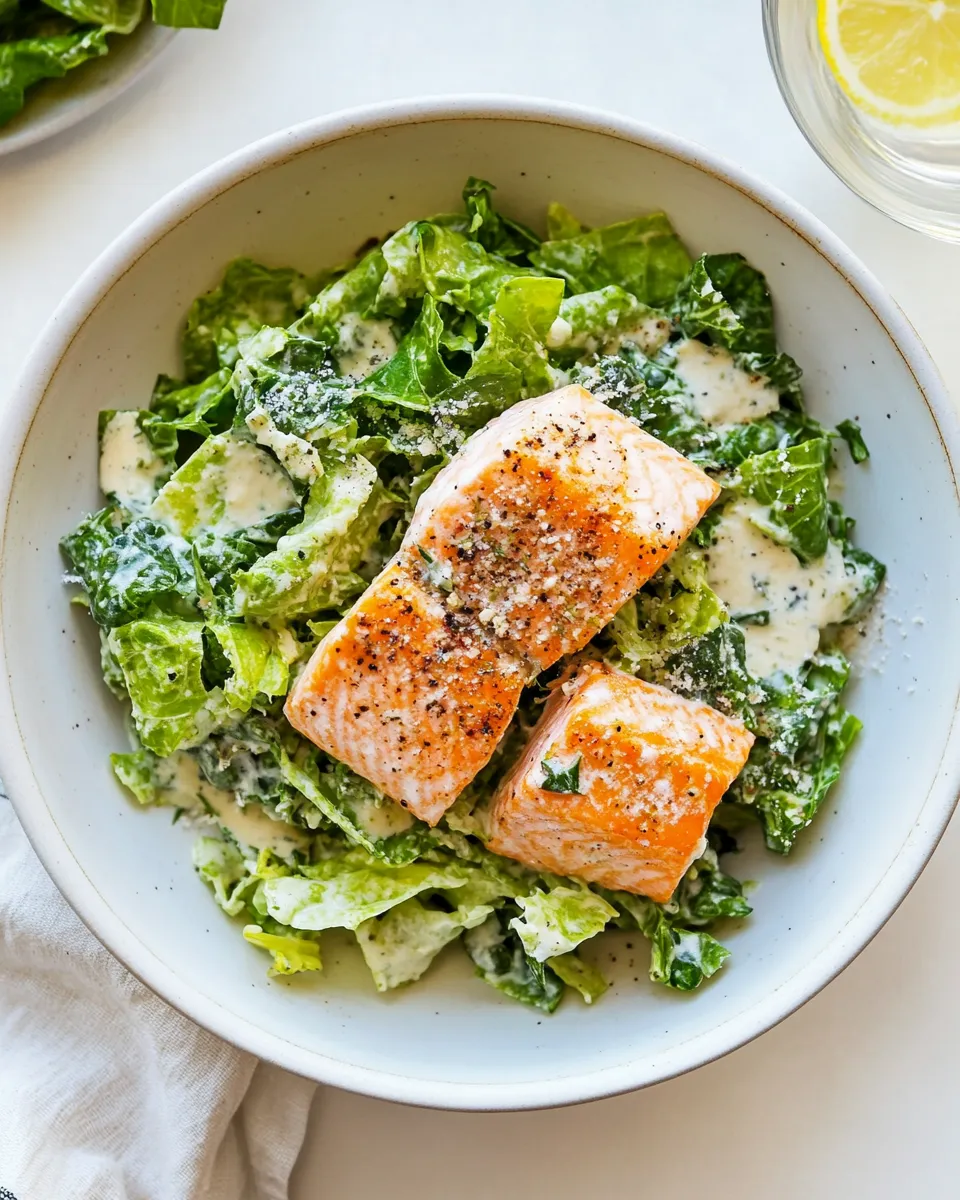 Classic Salmon Caesar Salad image