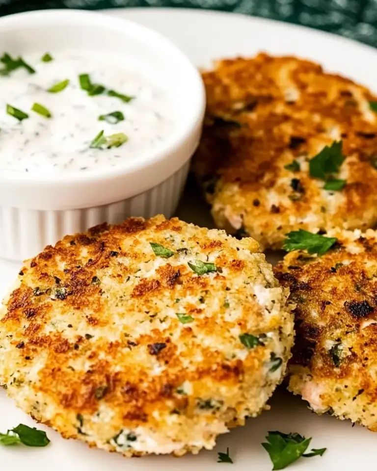 Homemade Salmon Patties Recipe (with Tartar Sauce) photo