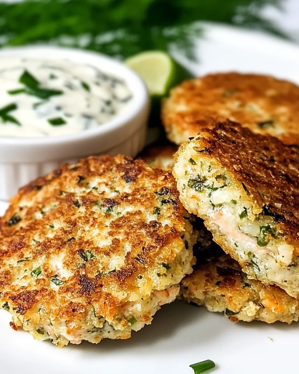 Delicious Salmon Patties Recipe (with Tartar Sauce) recipe image