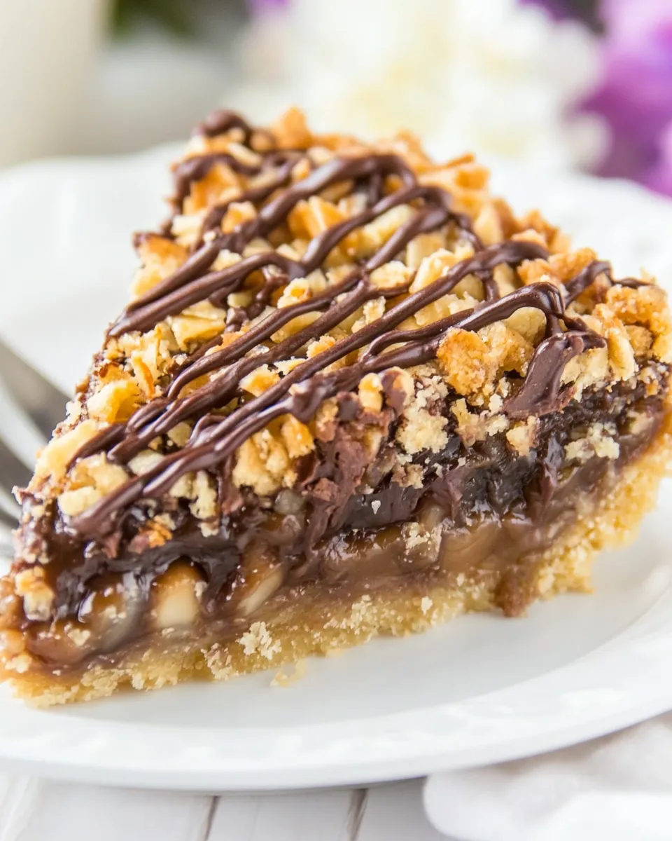 Homemade Samoas Cookie Pie photo