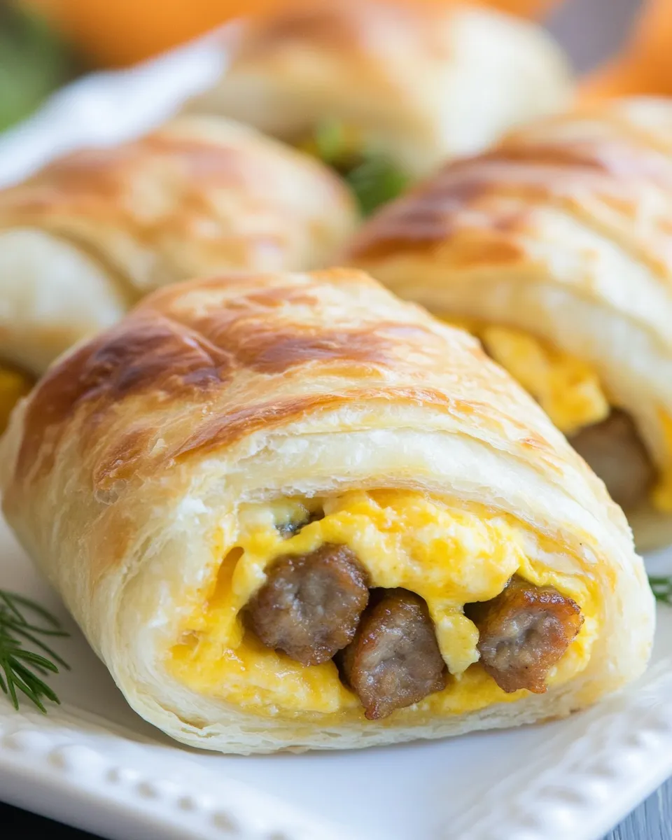 Homemade Sausage Breakfast Roll-Ups photo