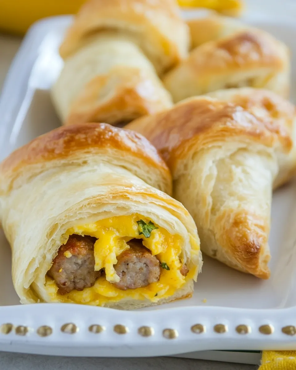Easy Sausage Breakfast Roll-Ups recipe photo