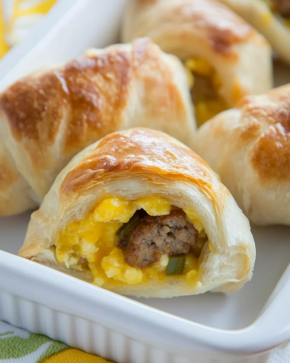 Delicious Sausage Breakfast Roll-Ups shot