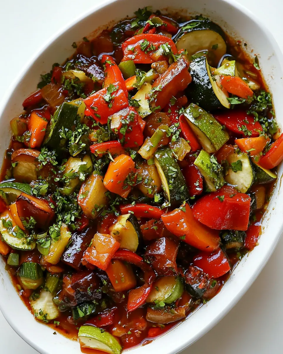 Quick Sauted Vegetables shot