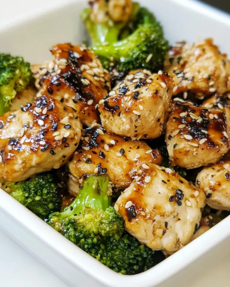 Homemade Sesame Chicken Broccoli Meal photo