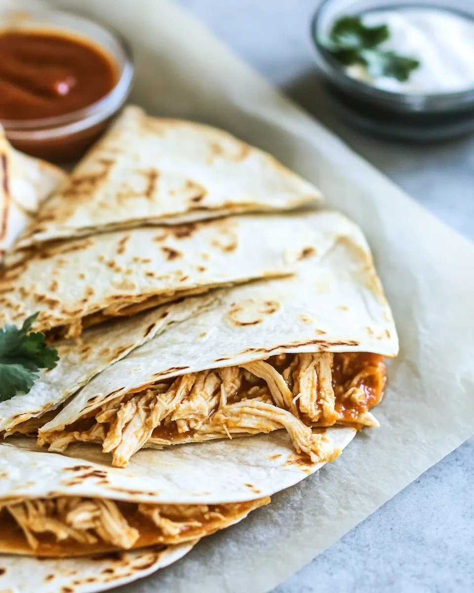 Delicious Sheet Pan Chicken Quesadillas image