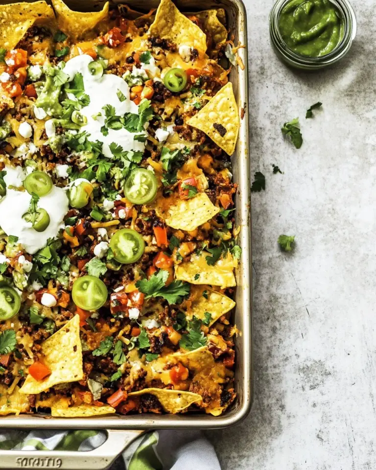 Easy Sheet Pan Nachos photo