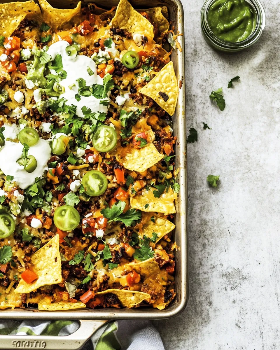 Easy Sheet Pan Nachos photo