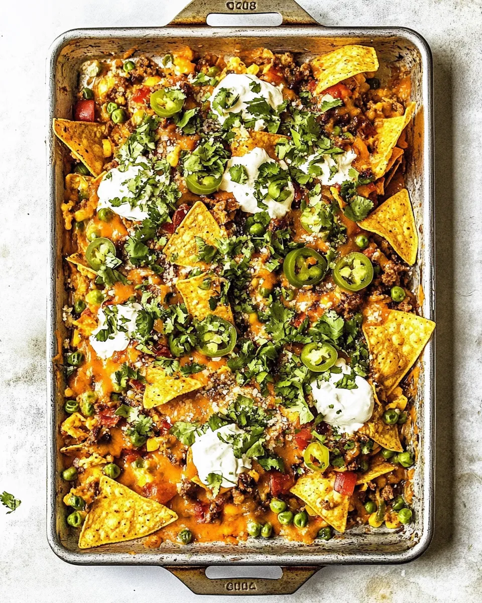 Classic Sheet Pan Nachos recipe photo