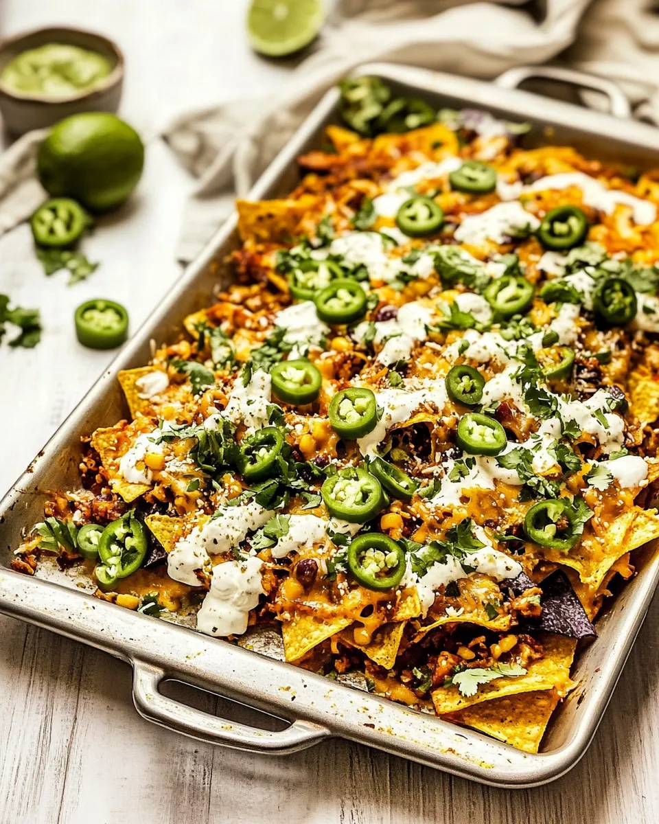 Tasty Sheet Pan Nachos shot