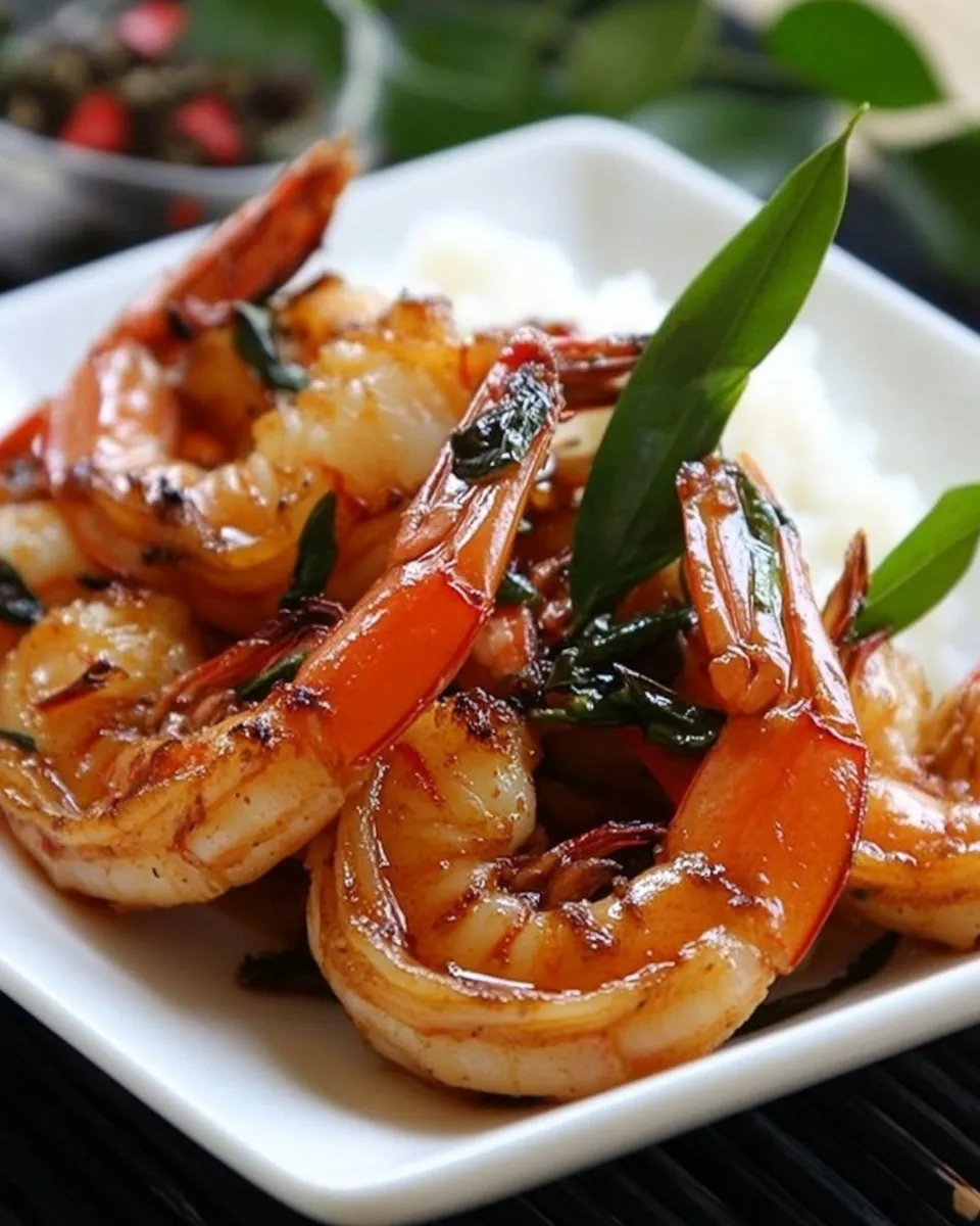 Classic Shrimp with Curry Leaves image