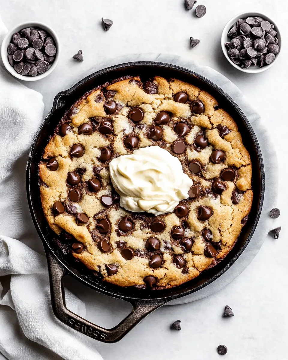 Classic Skillet Chocolate Chip Cookie image