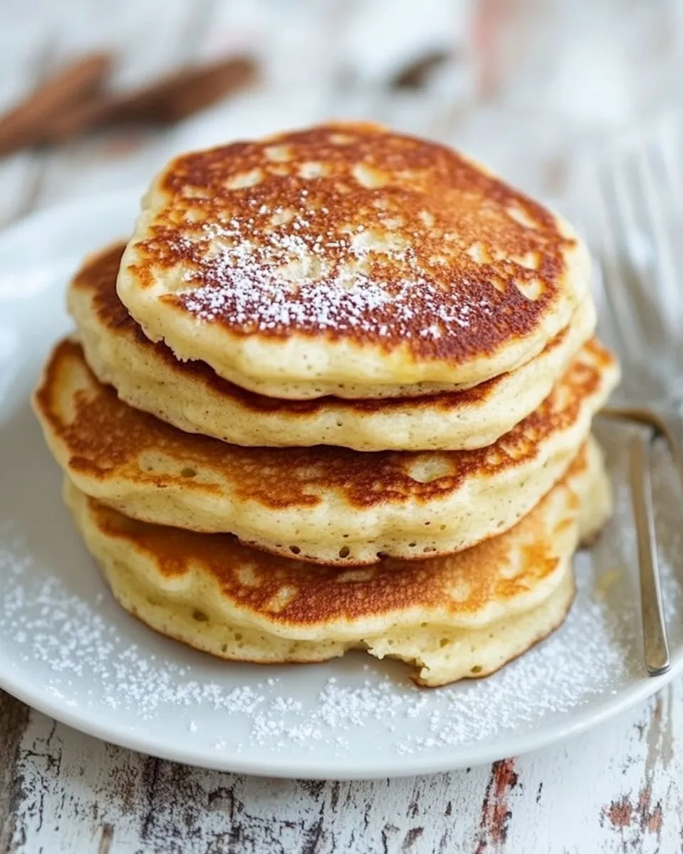 Delicious Skinny Cottage Cheese Pancakes dish photo