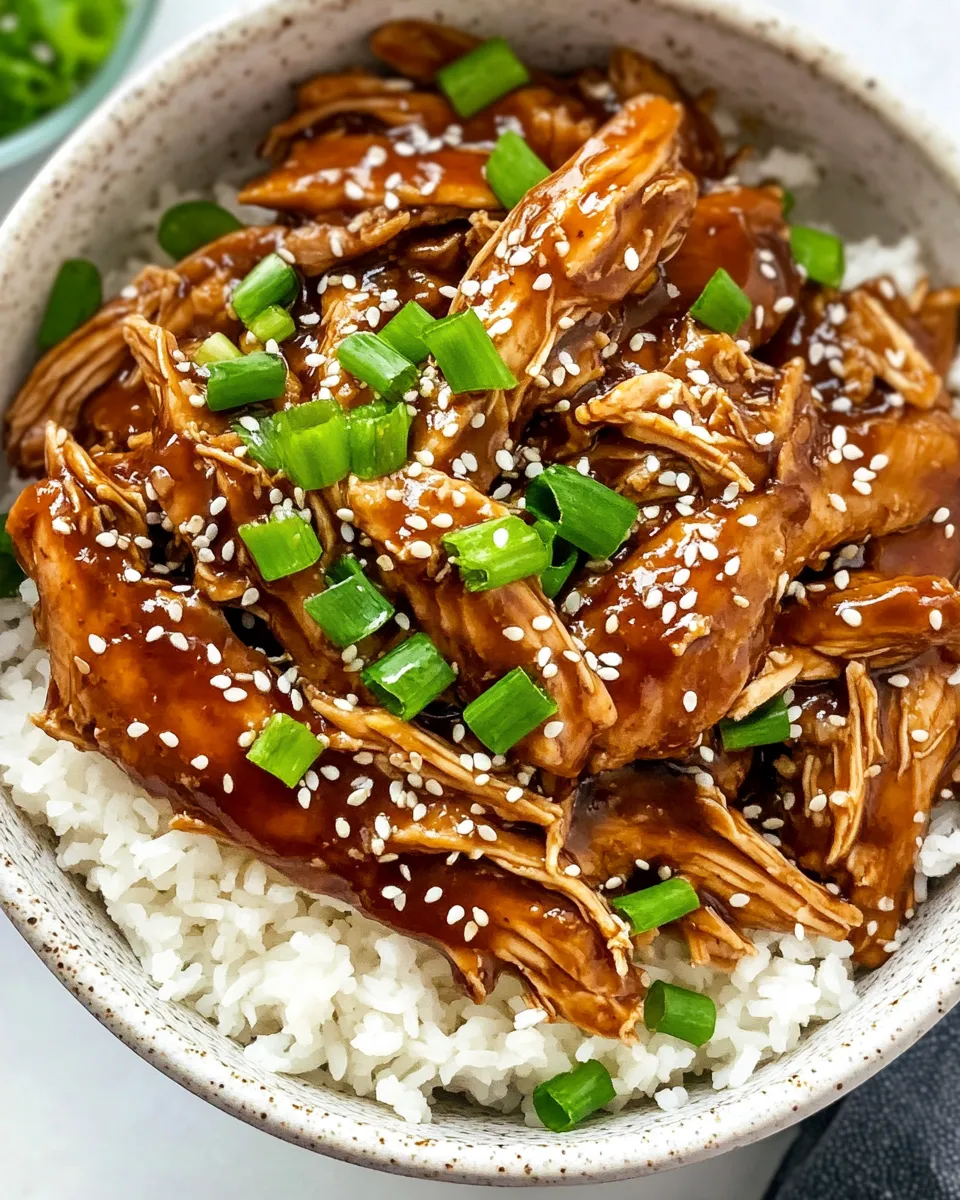 Easy Slow Cooker Teriyaki Chicken recipe photo