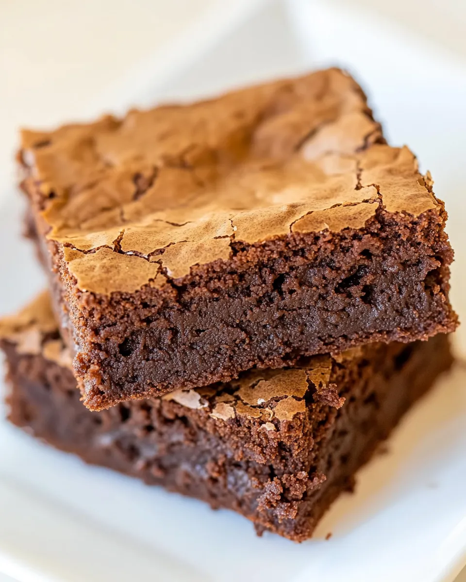 Delicious Small Batch Brownies (Makes 3 Brownies) dish photo
