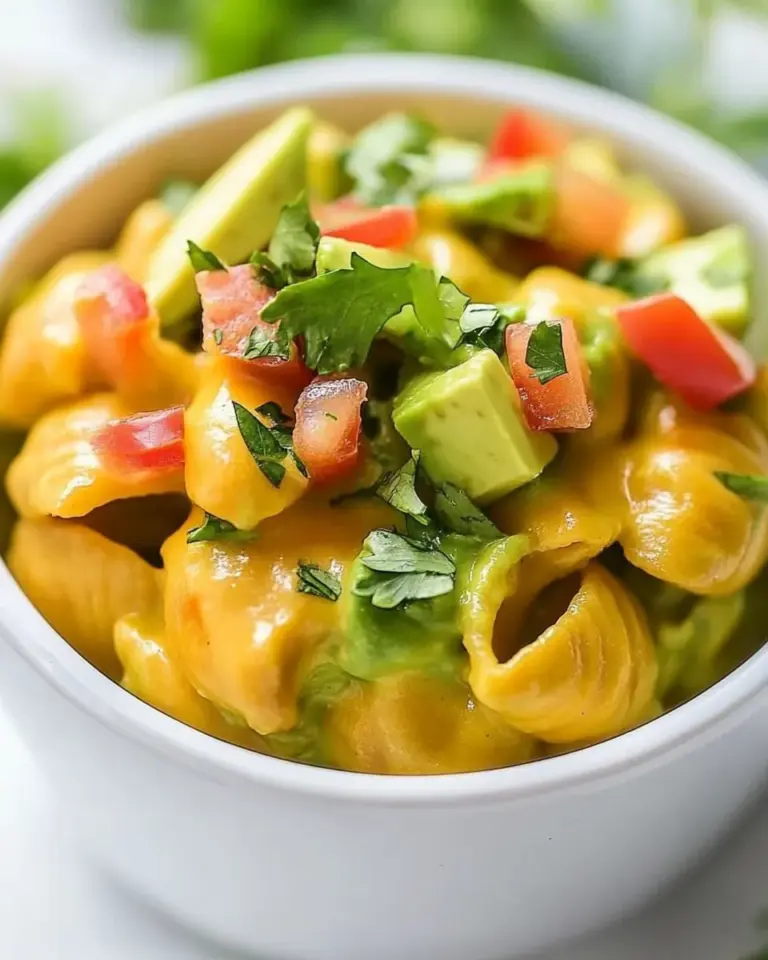 Homemade Smoky Avocado Shells and Cheese photo