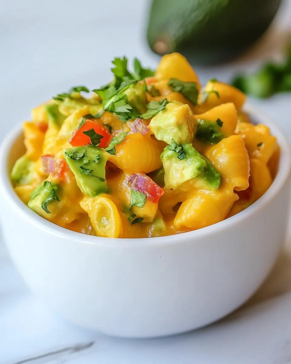 Savory Smoky Avocado Shells and Cheese recipe photo