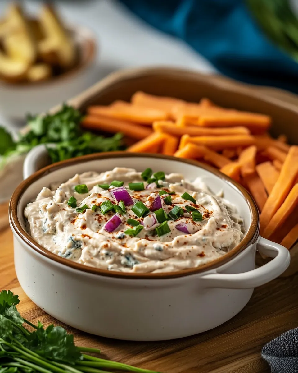 Delicious Smoky Blue Cheese Dip Recipe dish photo