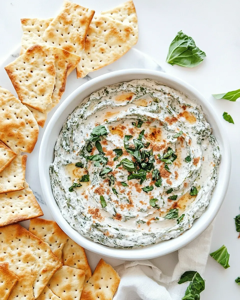 Tasty Smoky Cool Ranch Kale Dip. photo