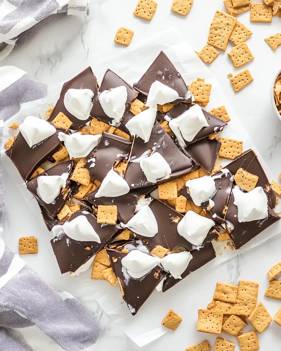 Homemade Smores Bark photo