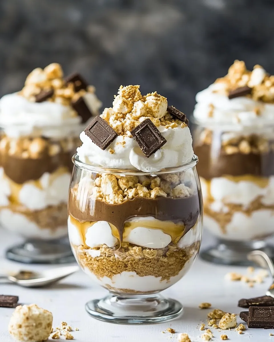 Classic Smores Breakfast Parfait Recipe image