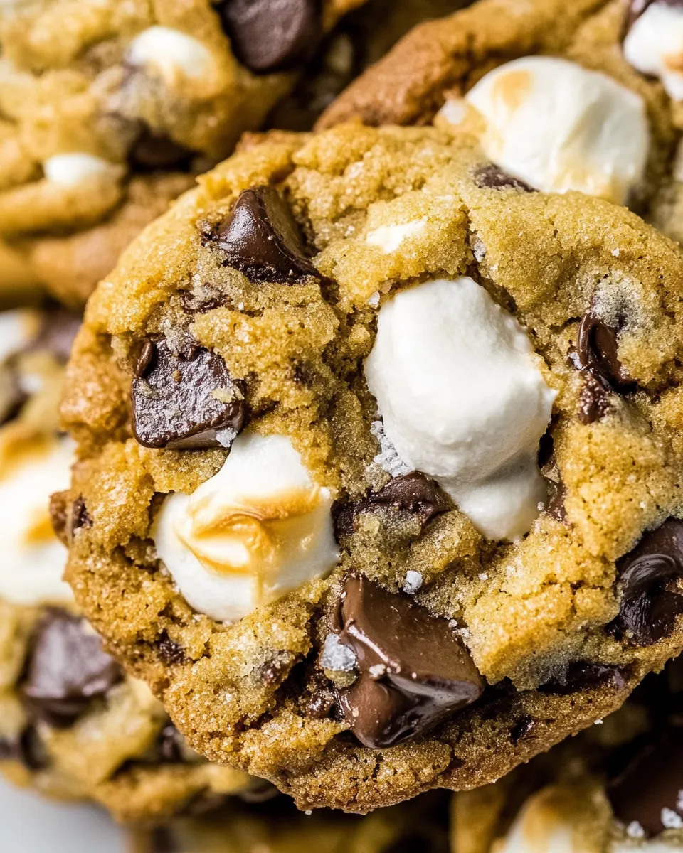 Homemade Smores Chocolate Chip Cookies photo