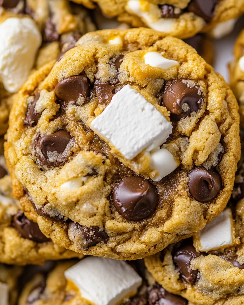 Easy Smores Chocolate Chip Cookies recipe photo