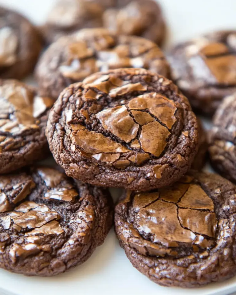 Homemade Soft and Chewy Brownie Cookies photo