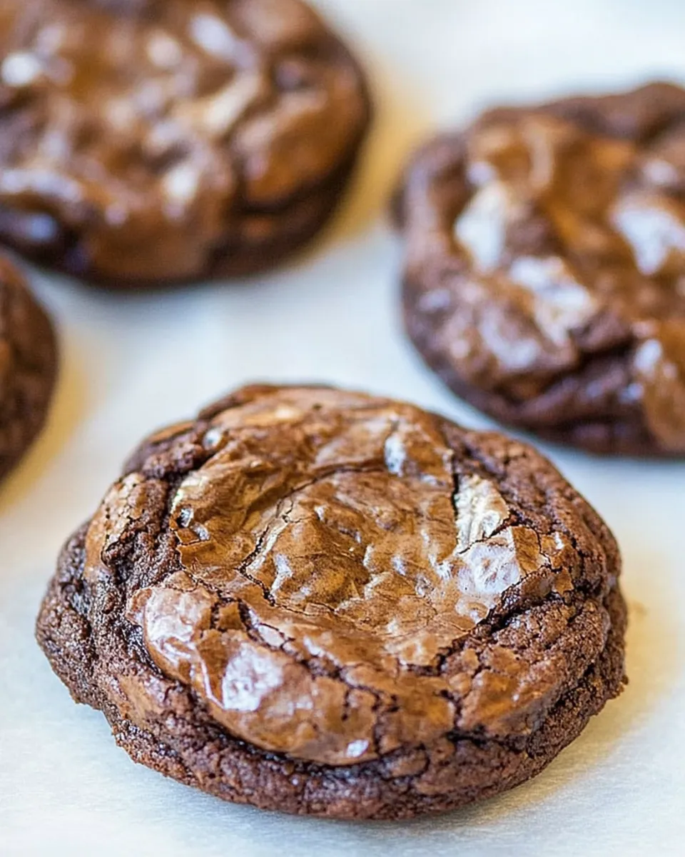 Classic Soft and Chewy Brownie Cookies image