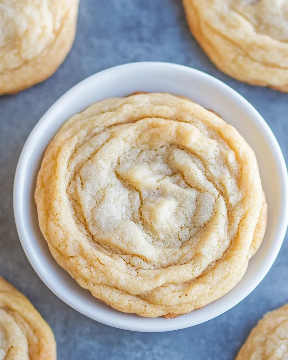 Delicious Soft and Chewy Sugar-Doodle Vanilla Cookies shot