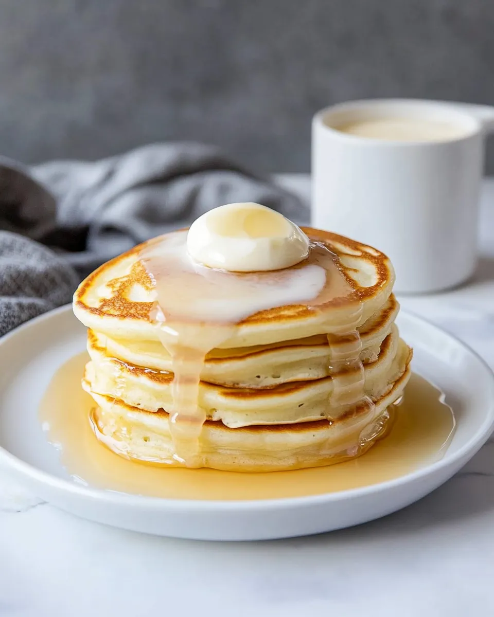 Classic Sour Cream Pancakes dish photo