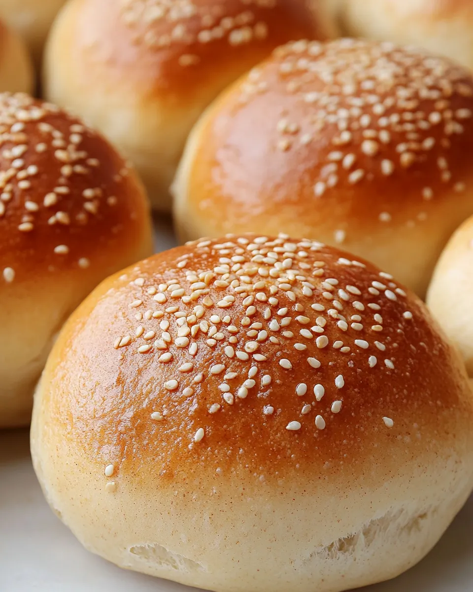 Homemade Sourdough Hamburger Buns photo