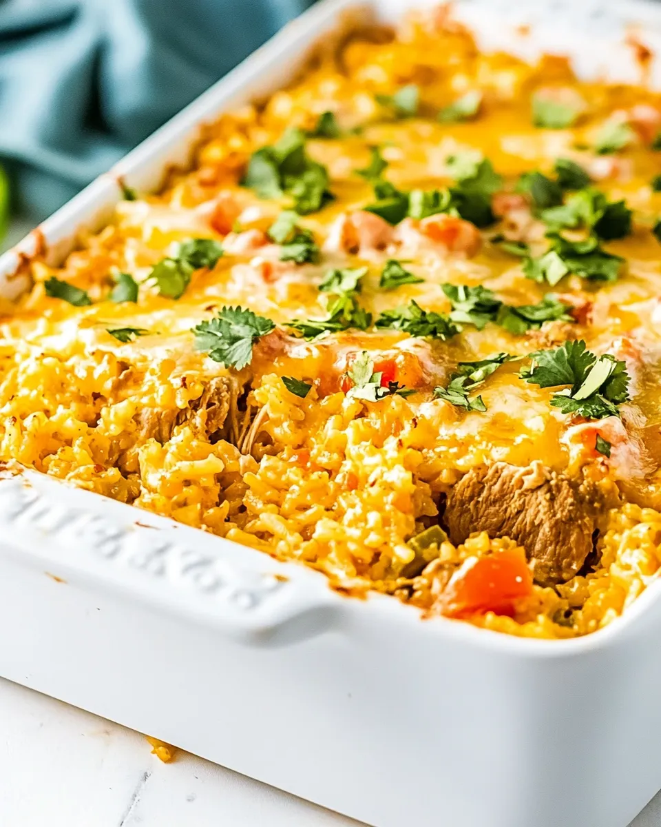 Delicious Southwestern Turkey Rice Casserole shot