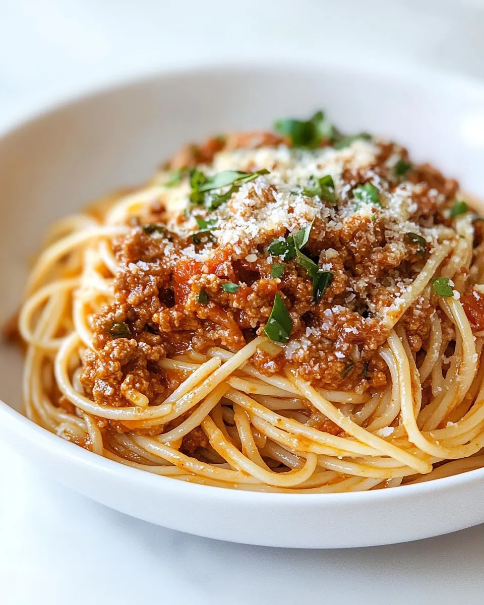 Easy Spaghetti Bolognese recipe photo