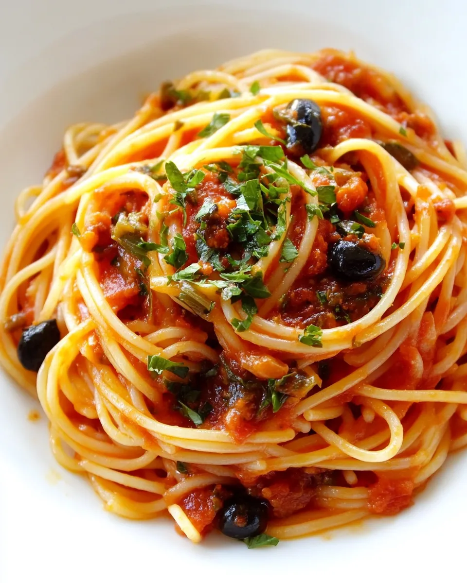 Classic Spaghetti alla Puttanesca image