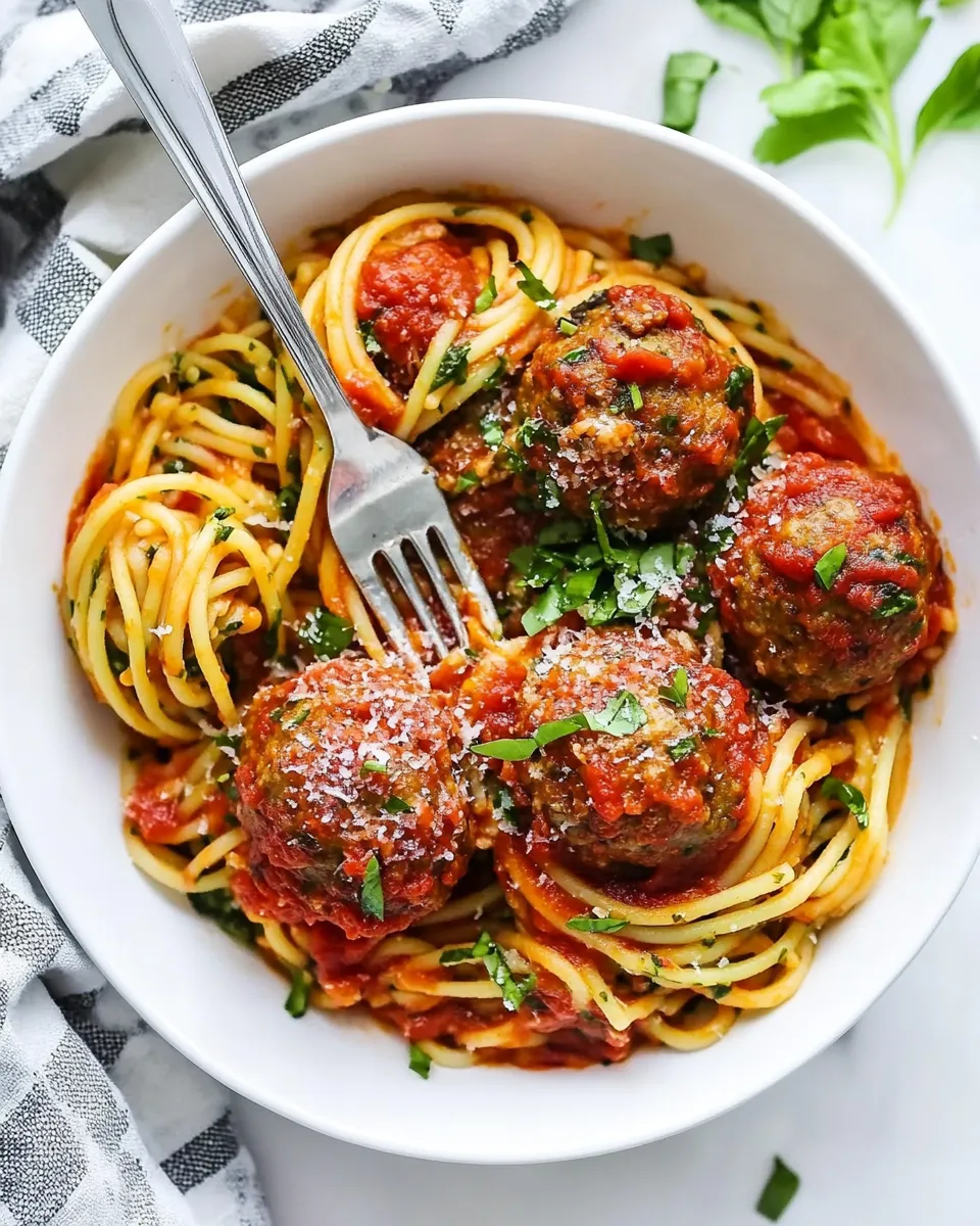 Classic Spaghetti and Meatballs image