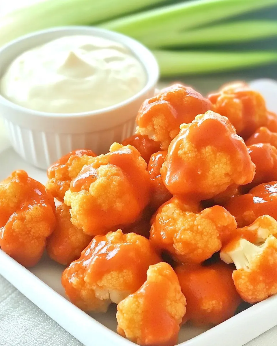 Homemade Spicy Buffalo Cauliflower Bites photo